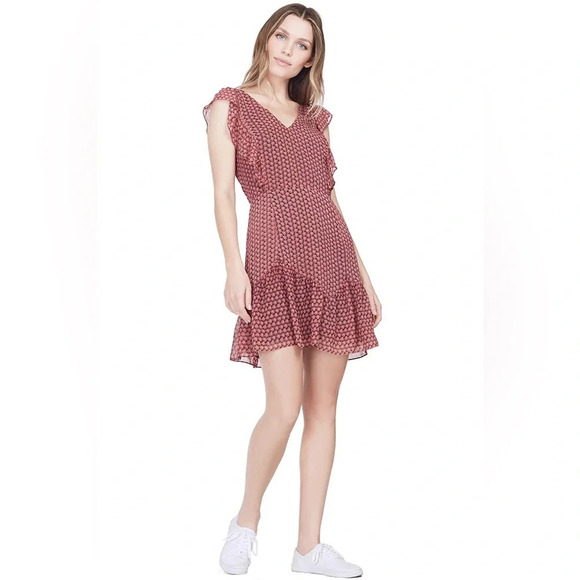 LoveShackFancy Alanis  Ruffle Tiered Mini Dress - Picture 3 of 13